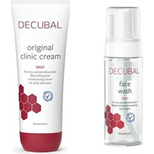 Odea Decubal Kuru ve Çok Kuru Ciltler Için Klinik Krem 250 ml ve Nemlendirici Yıkama Köpüğü 150 ml