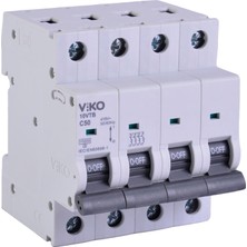 Renas Store Viko 10VTB-4C50 Otomatik Sigorta 10KA C Tipi 4 Kutup 50A