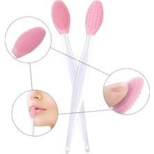 Odea Ollevra 2 Adet Dudak Fırçası Peeling Etkili Gözenek Siyah Nokta Temizleyici Akne Giderici Çift Yönl