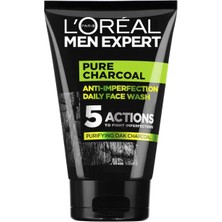 Odea L'oreal Paris Men Expert Pure Charcoal Cilt Problemlerine Karşı Savaşan Yüz Yıkama Jeli 100 ml