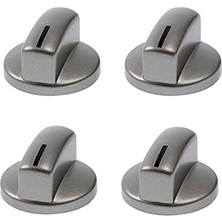 Odea Supervac Bosch ve Siemens ile Uyumlu Ocak Fırın Düğmesi, 4'lü Set, Gri