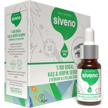 Odea Siveno %100 Doğal Kaş ve Kirpik Serumu Bitkisel Yoğunlaştırıcı Canlandırıcı Yoğun Bakım Yağı Vegan 10 ml
