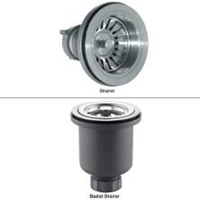 Odea Kraus Bst-1-St-1 Paslanmaz Çelik Sepet Süzgeç Seti