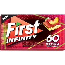 Odea First Infinity 60 Dk Şeftali & Karpuz Aromalı Şekersiz Sakız 27 gr - 240 Adet