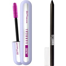 Odea Maybelline New York Falsies Surreal Maskara + Tattoo Liner Jel Göz Kalemi, 900 Deep Onyx (Siyah)