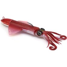 Odea Jlc Xipi Evo Silikon Kalamar 25 gr Kafa 100MM Vücut #1 Red Glow