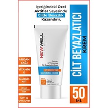 Odea New Well Besleyici Spf Korumalı Cilt Beyazlatıcı Krem | Argan Yağı, Vitamin E, Salicylic Acid Içerikli Beyazlatıcı Krem 50 ml