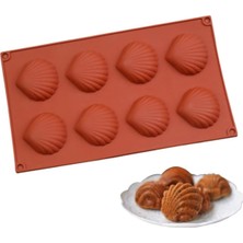 Odea Siliko World Silikon Kek Muffin Çikolata Sabun Mum Epoksi Kalıbı Silikon Kalıp, Kiremit