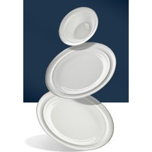 Odea Camelia Platin Yaldızlı 28 Parça Porselen Yemek Takımı