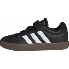 Odea Adidas Vl Court 3.0 El C Unisex Çocuk Spor Ayakkabı Düşük Bilekli (Futbol Dışı) Cblack/ftwwht/cblack 35