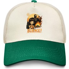 Odea Bilim Kız Kamyon Şoförü Şapka Kadın Trendy Mesh Trucker Şapka Yaz Için