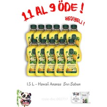 Odea 11 Al 9 Öde Hawaii Ananas Sıvı Sabun 1.5 L