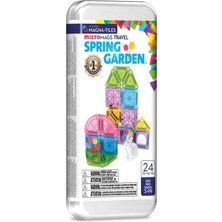 Odea Magna-Tıles - Travel Set - Bahar Bahçe Seti Manyetik Bloklar - 24 Parça