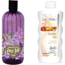 Odea Ersağ Leylak Duş Jeli 500 ml Greyfurt Özlü Şampuan 300 ml