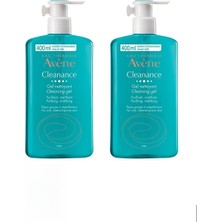Odea Avene Cleanance Gel Yüz Yıkama Jeli Nettoyant Cleansing Gel 400 ml 2'li Avantaj Set