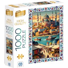 Odea Ca Games Osmanlı Pazarı 1000 Parça 2,2mm Kalınlık 48X68CM Profesyonel Hobi Puzzle Yapboz Serisi