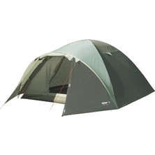 Odea High Peak Nevada 4 Kubbe Çadır, Ön Yapılı Kamp Çadırı, 4 Kişilik, Çift Duvarlı, 2000 mm Su Geçirmez, Havalandırma Sistemi, Hava Şartlarına Karşı Koruma Girişi, Sivrisinek Koruması Ölçü Birimi Yeşil