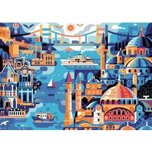 Odea Nova Puzzle 1000 Parça Panoramik Istanbul Manzarası