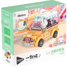 Odea Vitrin Dolusu P885304 Panlos Brick - One Meow Serisi - Tangyuan'ın Arabası 622 Parça Yapım Seti