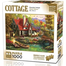 Odea Ks Games 1000 Parça Nehir Kenarındaki Kulübe Puzzle - Philip Trully