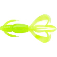 Odea Keitech Crazy Flapper 3.6" #026S Clear Chartreuse Glow Silikon Yem