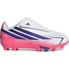 Odea Adidas F50 Hyperfast Club Vel Fg/mg C Çocuk Çoklu Çim Zemin Kramponu KK1345 Beyaz