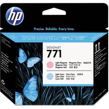 Odea Hp Orijinal Mürekkep 771 CE019 A – 2 x Premium – Açik Cam Göbegi, Açik Magenta