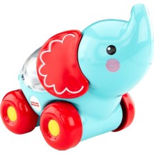 Odea Fisher Price Poppity Araçlar, Emeklemeye Teşvik Edici Zıplayan Renkli Toplar, Eğlenceli Sesler, Mavi Fil, CMV98