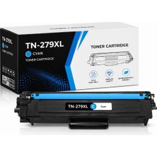 Odea Brother Uyumlu TN279XL Çipli Mavi Toner