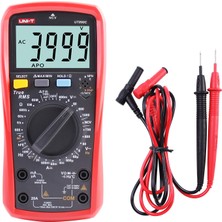 Odea Unı-T UT890C Profesyonel Dijital Multimetre Test Cihazı Voltmetre Ampermetre Ohmmetre Rms 6000 Hesapları Işıklı LCD ile Polimetre Kapasite Testi ve Sıcaklık Ölçümü