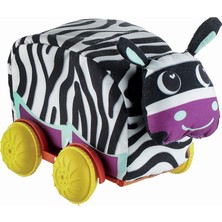 Odea Peluş Zebra Bebek Oyuncağı Araba