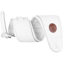Odea Levy's Leathers Mss2-4-Wht Deri Gitar Kayışı