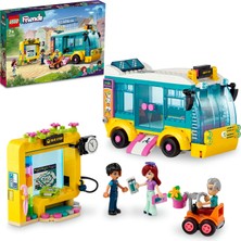 Odea LEGO Friends Heartlake City Otobüsü 41759 – 7 Yaş ve Üzeri Çocuklar Için Otobüs Durağı ve 3 Karakterle Oyun Oynamayı Teşvik Eden Eğlenceli Yapım Seti, Yaratıcı Hediye Fikri (480 Parça)