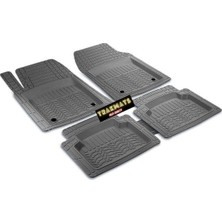 Odea Trakmats (KYB2317) 2007 4d Universal Premium Yumuşak Oto Paspas Gri Bmw 3 Serisi E90 Sedan ile Uyumlu