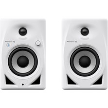 Odea Pioneer Dj DM-40D-BT-W 4" Bluetooth Referans Monitörü (Beyaz) (Çift)