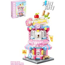 Odea Keeppley City Corner/şehir Şekerli Milföy Mağazası (365 Parça) Oyuncak Yapım Seti 28027