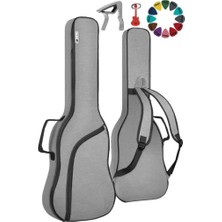 Odea Midex Elc-40 Case Elektro Gitar Çantası Gigbag Su Geçirmez Kalın Kılıf (Capo Hediye)