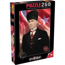 Odea Anatolian Puzzle - Mustafa Kemal Atatürk / 260 Parça Puzzle, #3309