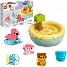 Odea Lego® Duplo® Ilk Banyo Zamanı Eğlencesi: Yüzen Hayvan Adası 10966-18 Ay ve Üzeri Okul Öncesi Yaştaki Çocuklar Için Oyuncak Yapım Seti (20 Parça)