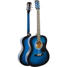Odea Midex RG-530BL Kaliteli Mavi 40 Inç Akustik Gitar Seti 4/4 Yetişkin