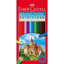 Odea Faber-Castell Karton Kutu Boya Kalemi 12 Renk Tam Boy