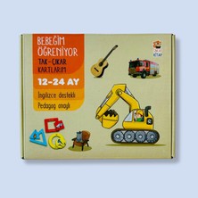Odea Bebeğim Öğreniyor Tak-Çıkar Kartlarım 12-24 Ay