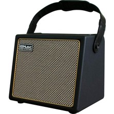 Odea Coolmusic 30 W Akustik Elektro Gitar Amplifikatörü, Bt Taşınabilir Gitar Amplifikatörü, Mikrofon Girişli Hoparlör, Bas, Ses Seviyesi Desteği, Yükseklik Ayarı, Reverb-Efekti