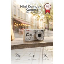 Odea Torima Life Dijital Kamera Selfie Video Vlog Kamerası Mini Fotoğraf Makinesi CMR47 Gray