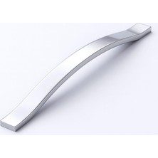 Odea Sümbül Kulp 256 mm Krom Gümüş Renk Metal Mobilya Çekmece Dolap Kapak Kulpu Modern Mutfak Kulpları