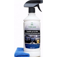 Odea Terlans Parfümlü Iç Alan Torpido Temizleme ve Parlatma Sütü 500 ml + Mikrofiber Bez