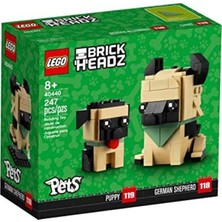 Odea Lego® Brickheadzâ "¢ Yavrusu ile Alman Schäferhund - 40440