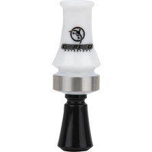 Odea Cupped Waterfowl Comeback Quack Duck Call, Çift Kamış Tasarımı ve Su Kuşlarını Çekmek Için Akrilik Yapılı Kolay Üfleme Yeşilbaş Ördek Çağrısı, Beyaz/siyah