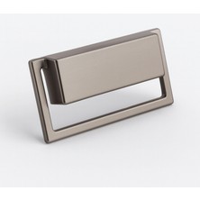 Odea Marko Soft Füme Metal Gömme Mobilya Kulp Modern Dolap ve Çekmece Dayanıklı Dekoratif Kulplar