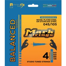 Odea Mark Bass Balanced Studio Tuned Nps On Stainless Steel 45-105 Bas Teli